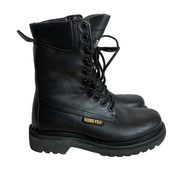 Matterhorn Prospector Black Boots Combat Goretex Vibram Thinsulate Men's Size 4 - Picture 1 of 14